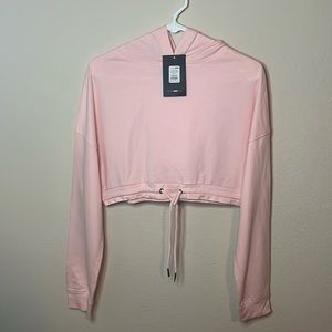 FashionNova Pink Ciara Cozy Cropped Hoodie - Size - M
